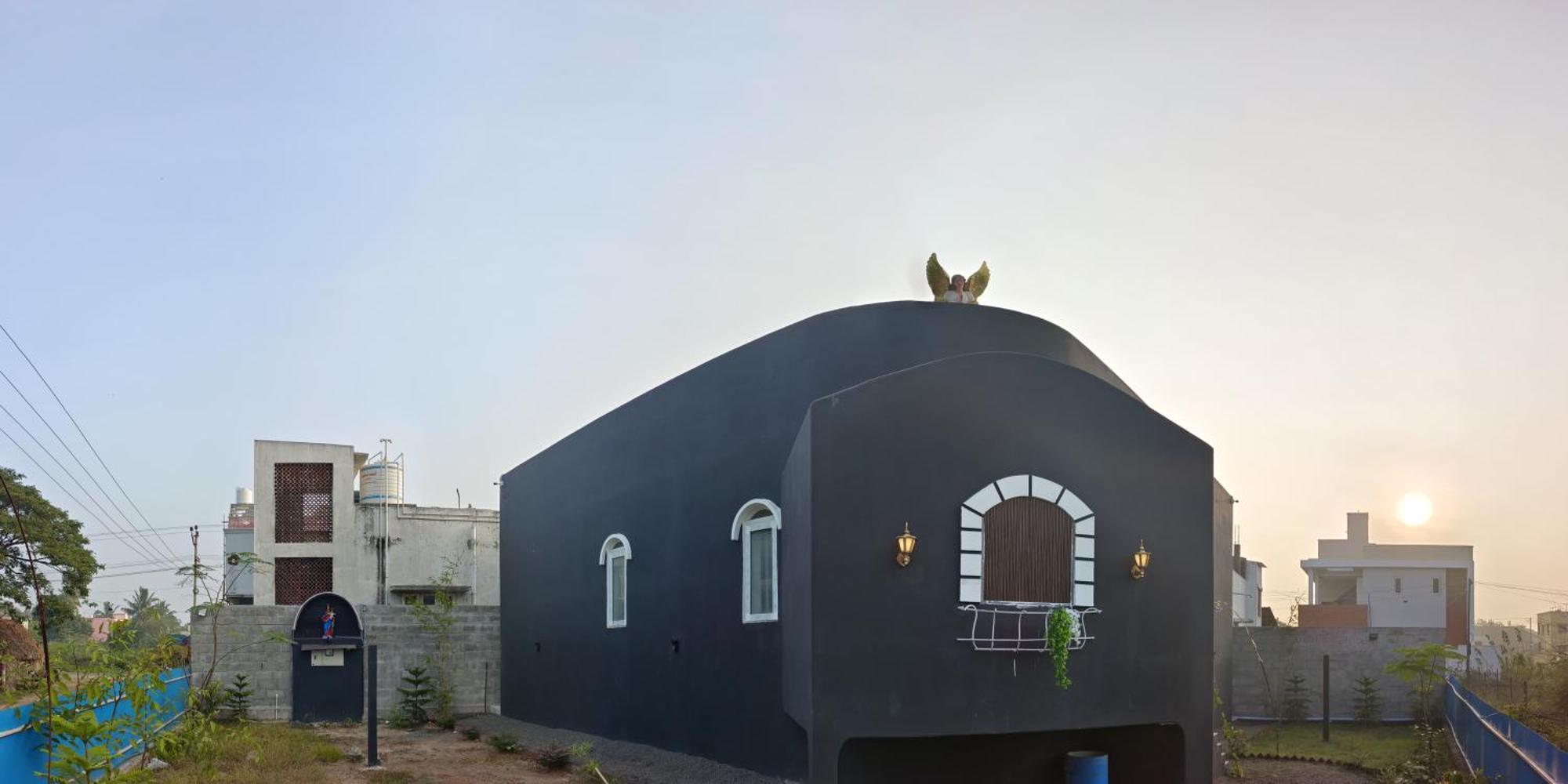 Caveman Guest House ปอนดิเชอรี ภายนอก รูปภาพ